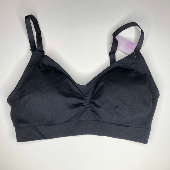 I Love Sia Black Nursing Bra, XL - Picture 1 of 3